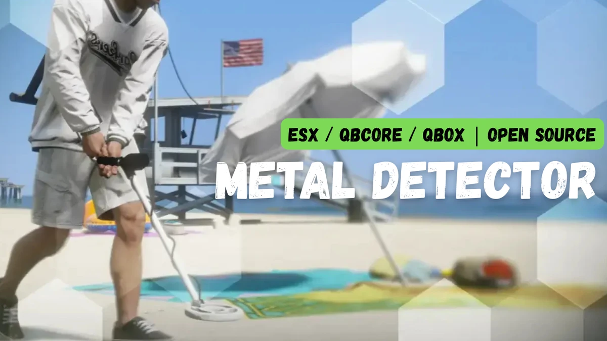 Metal Detector | ESX / QBCORE / QBOX / NDCore / Standalone